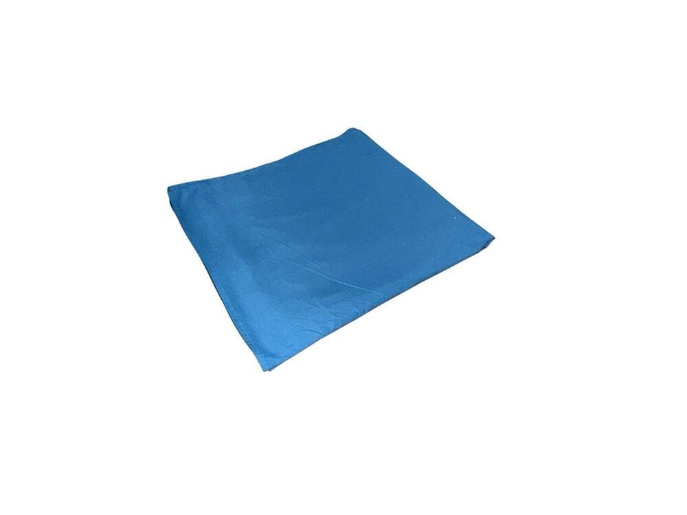 Queen Size Microfiber Flat Sheet Solid Blue Bedding Soft Lightweight Breathable